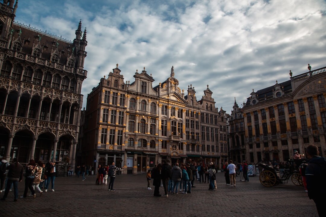 Professionals networking at a business event in Brussels